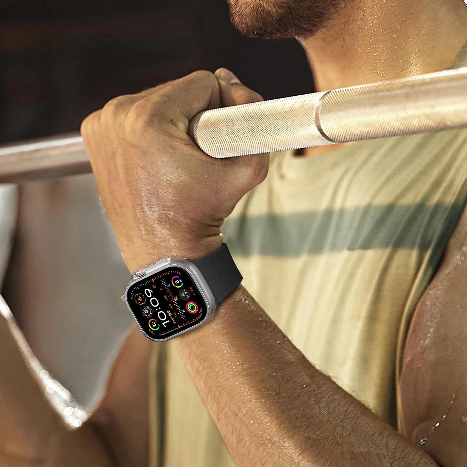 Wowstrap pehme sportlint Apple Watchile – hingav silikoon – pilt 8