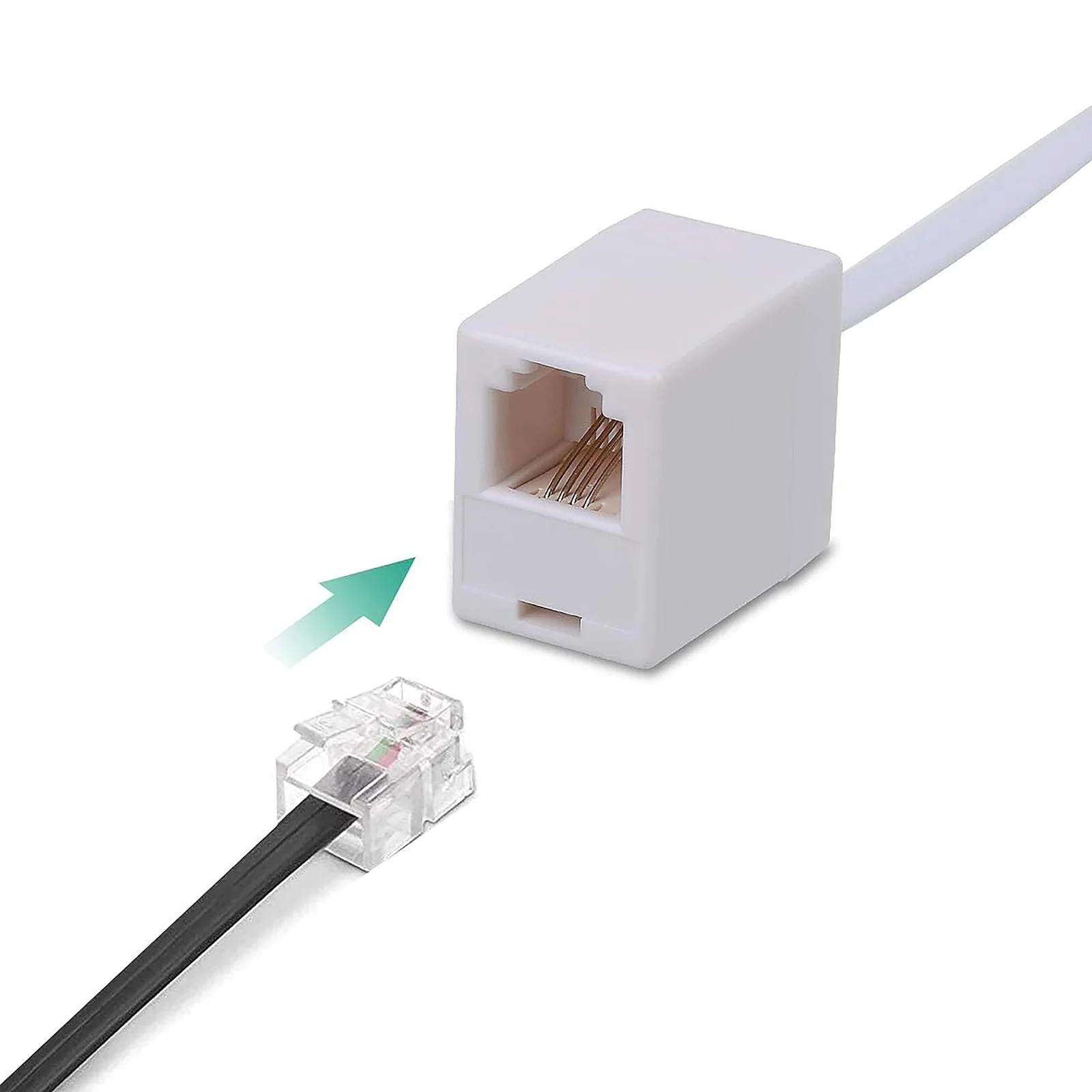 HAWAKA kuldsete kontaktidega RJ11–RJ45 adapter – pilt 6