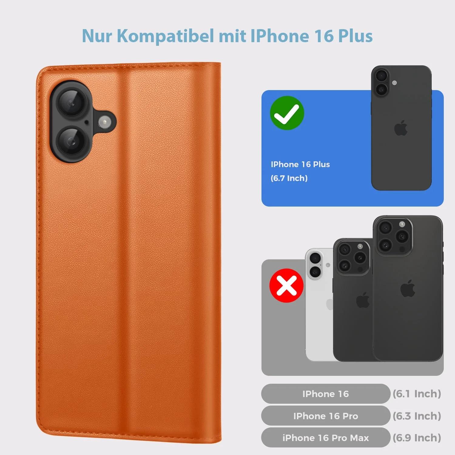 Thorhülle premium PU-nahk iPhone 16 Plus rahakotikaas – pilt 7