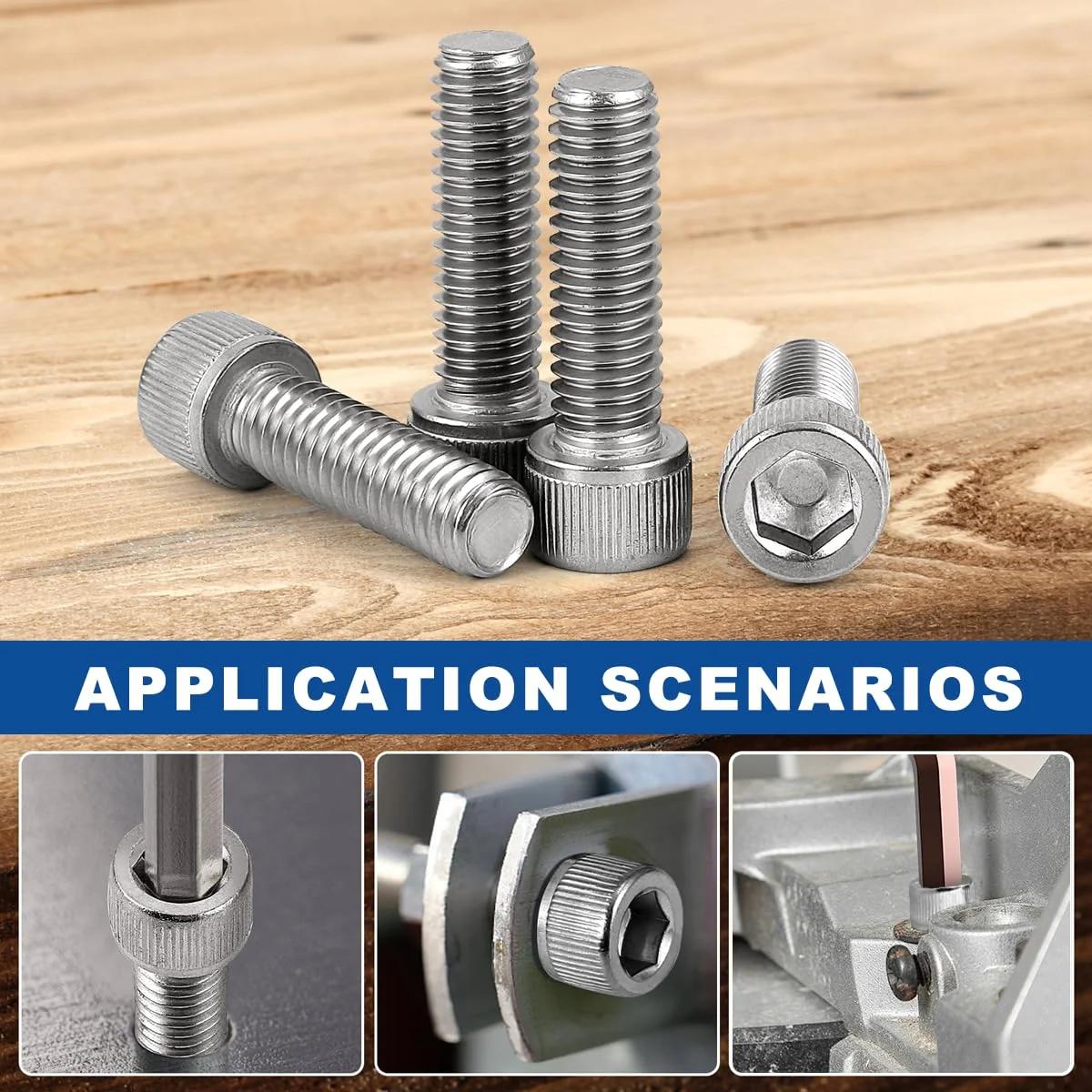 Drenky roostevabast terasest M5x30 silindrikruvid 20tk – pilt 7