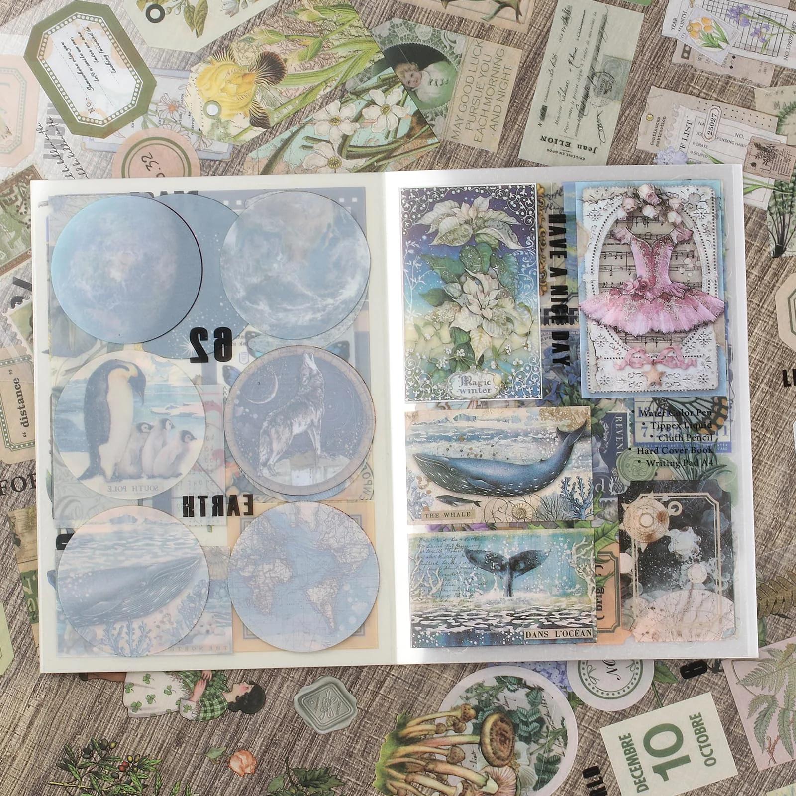 QUIIEOSKIA veekindlad PET-stikrid scrapbookingule — roheline saar – lisavaade