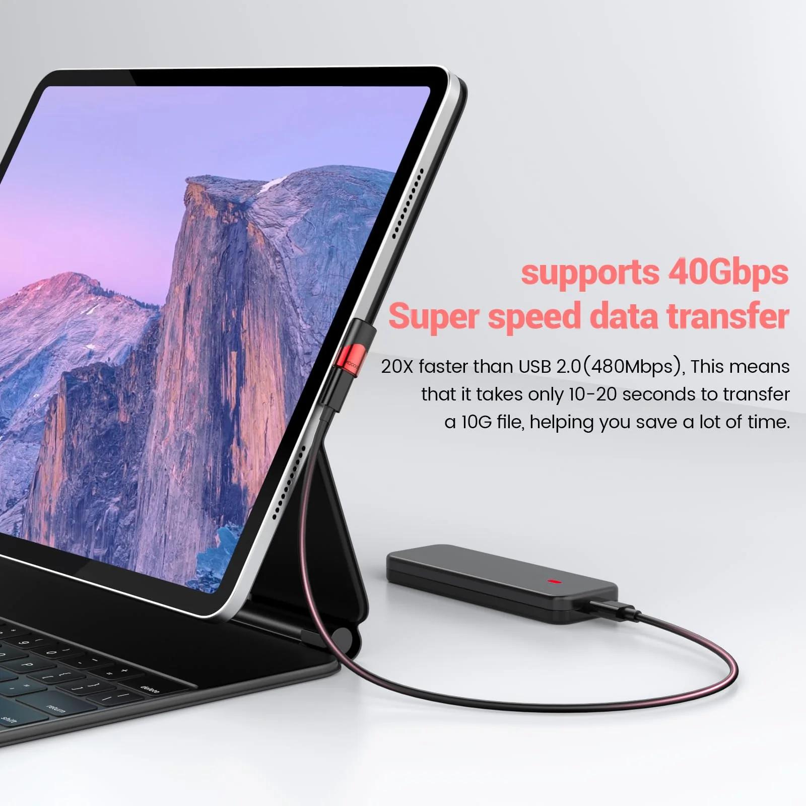 MOGOOD vastupidav 90° USB-C adapter – kompaktne juhtimislahendus – lisavaade