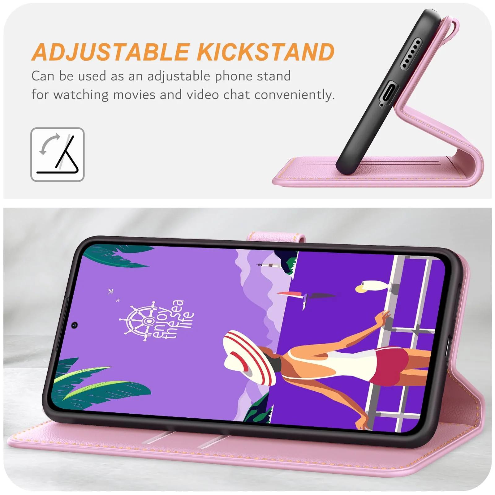Ganbary nahast ümbris Xiaomi Redmi Note 14 4G – stiilne kaitse – kasutusnäide