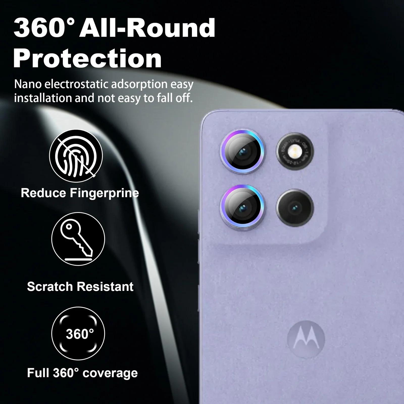 zZjoOoj metallrõngaga kaamerakaitse Motorola Moto G86 5G jaoks – pilt 6