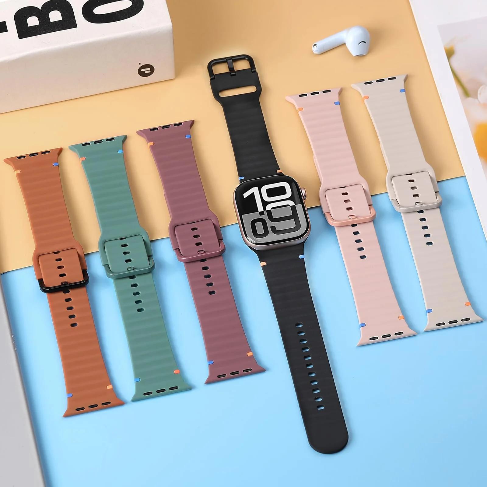 Wowstrap sport-silikoonrihm Apple Watchile – hingav ja mugav – pakend ja tarvikud