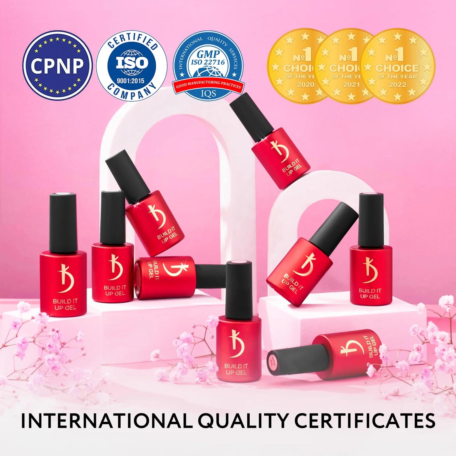 K professionaalne builder-geel – naturaalne coral pink 15 ml – lisavaade
