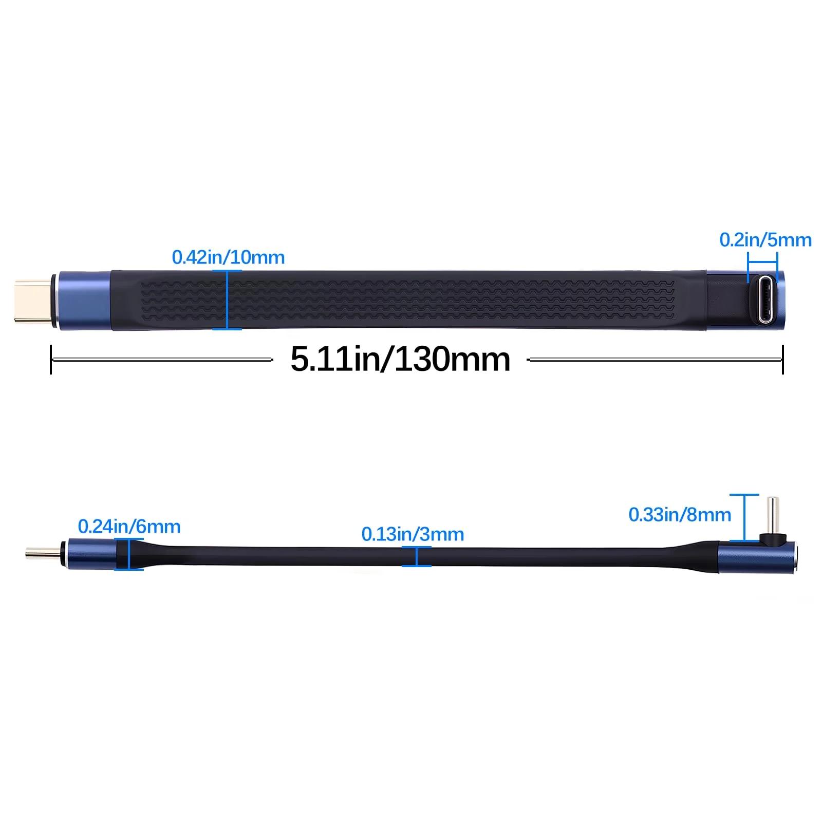 Duttek tugev 90° USB-C kaabel 13 cm — kiire laadimine – pilt 7