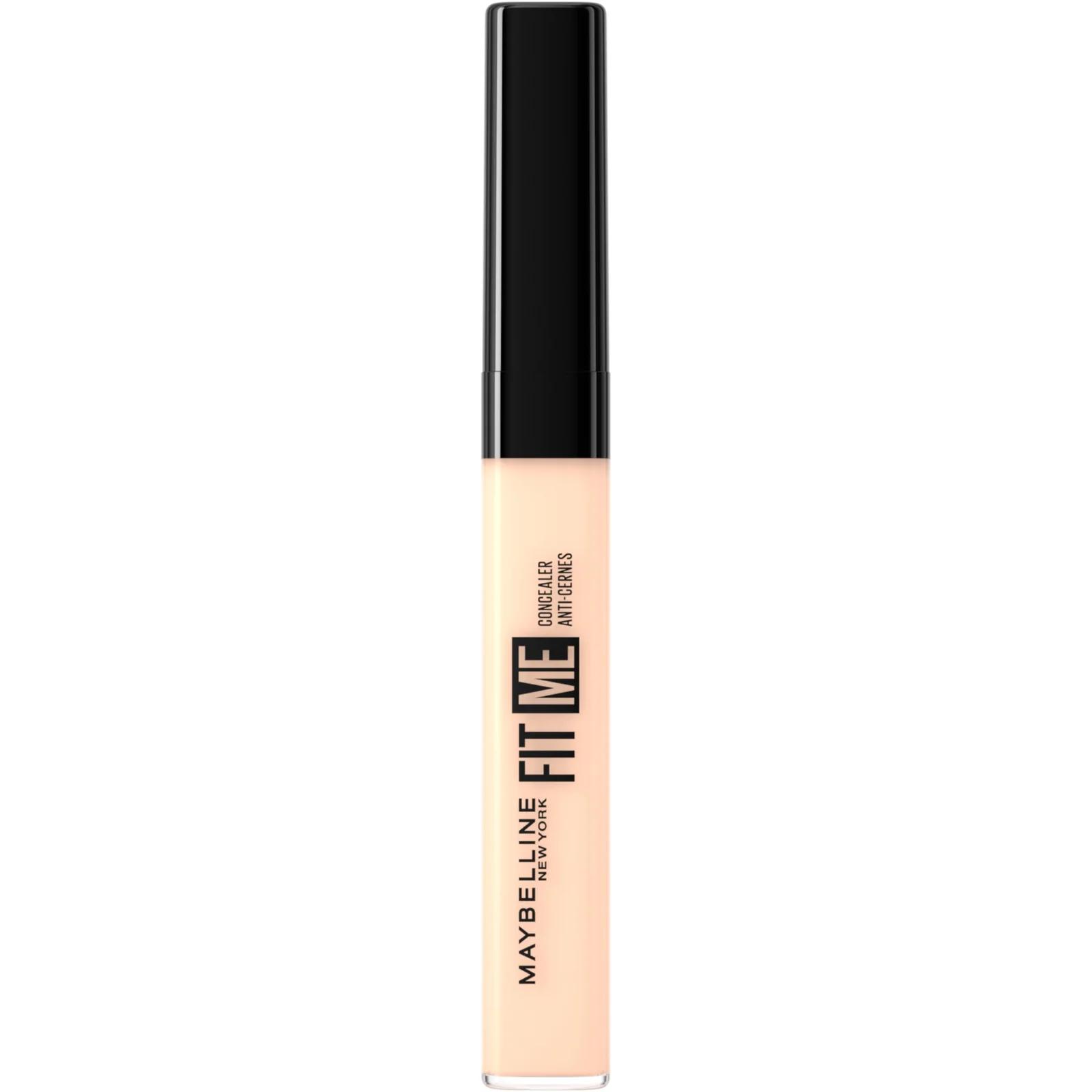 MAYBELLINE Fit Me! concealer – naturaalne peitevärv nahale – pakend ja tarvikud