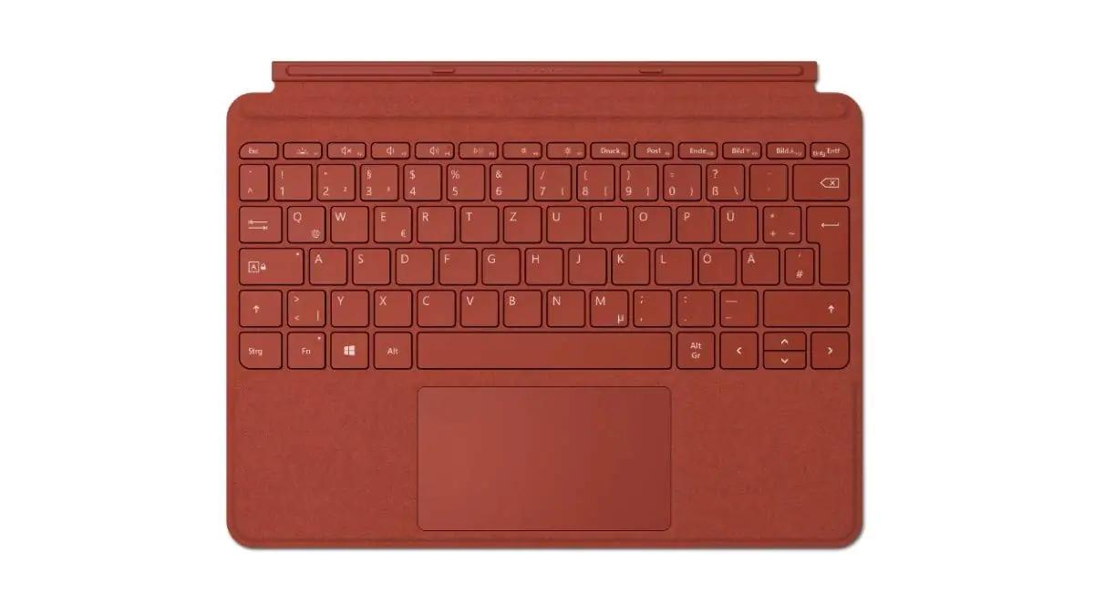 Microsoft pehme Signature Type Cover – Mohnrot, mugav kasutus