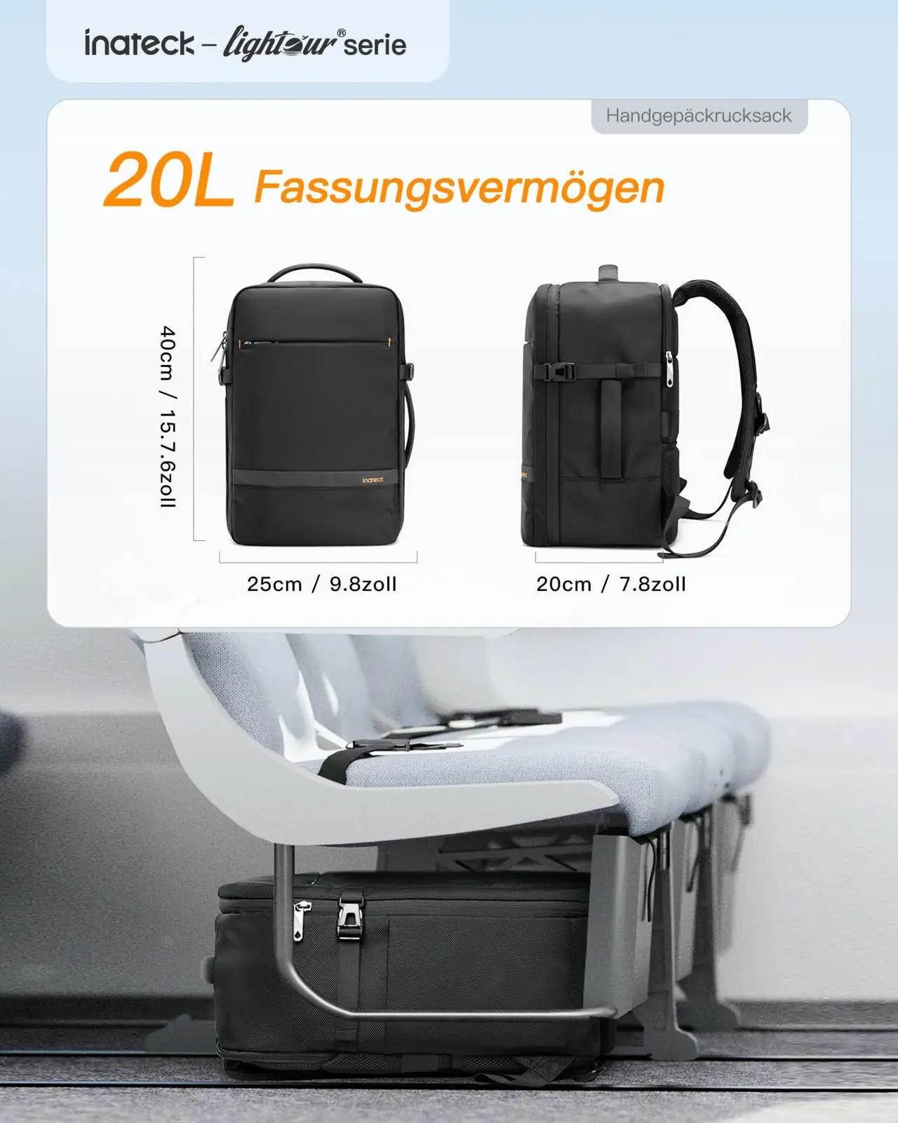 Inateck BP03005-13-BK seljakotid – detailne lähivaade