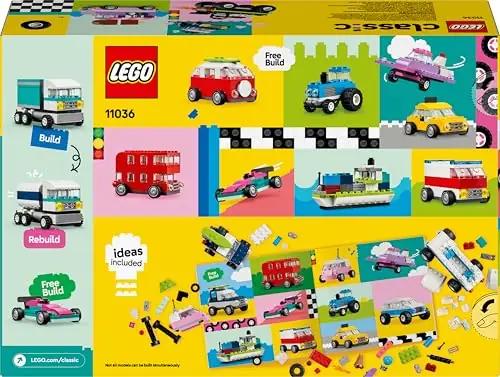 LEGO värvikas sõidukikomplekt – loov ehitusmäng 11036 – pilt 13