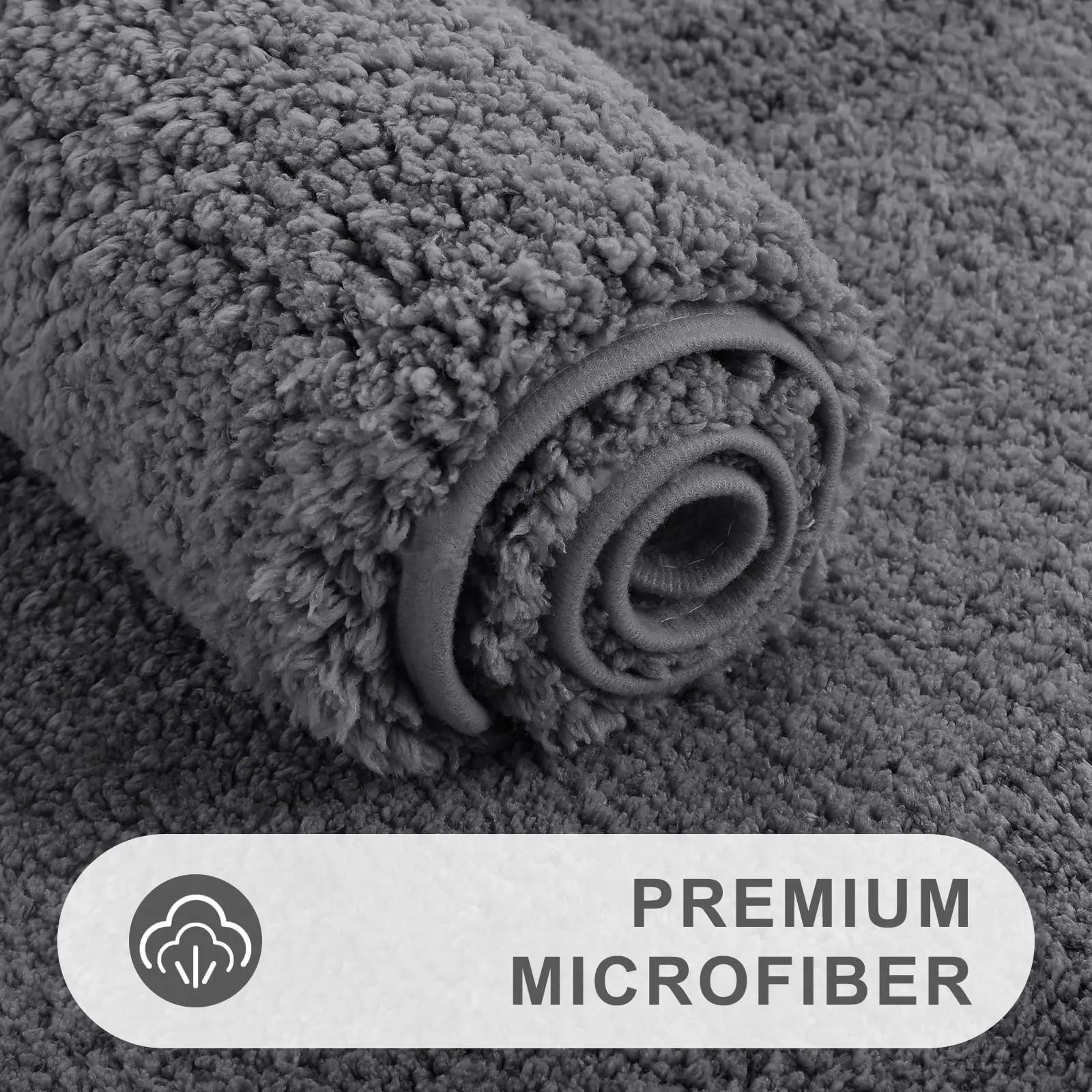 Homaxy pehme mikrofiber vannitoavaip 60×120 cm – libisemiskindel – pakend ja tarvikud