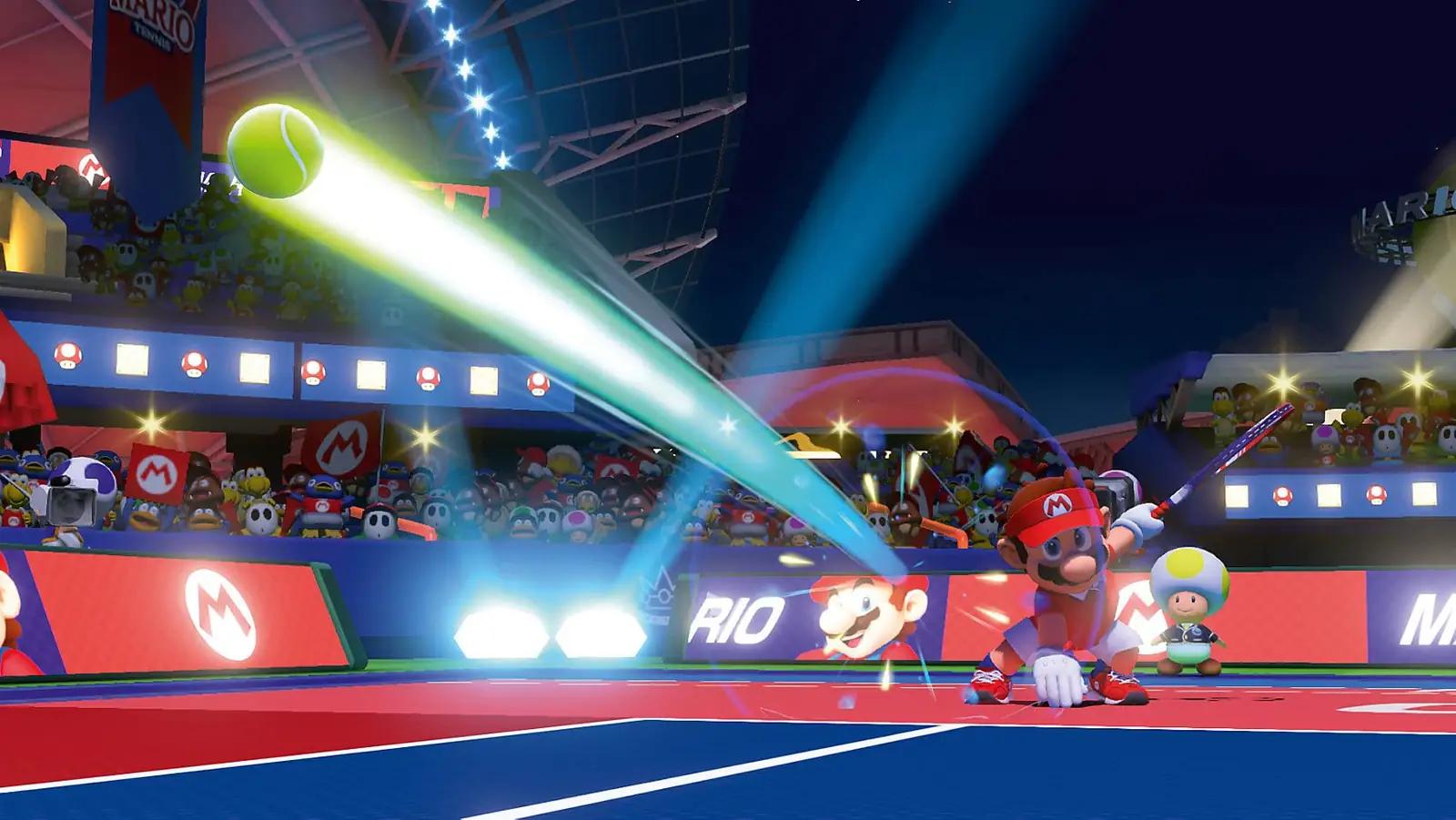 Nintendo lõbus must väljaanne — Mario Tennis Aces mäng – kasutusnäide