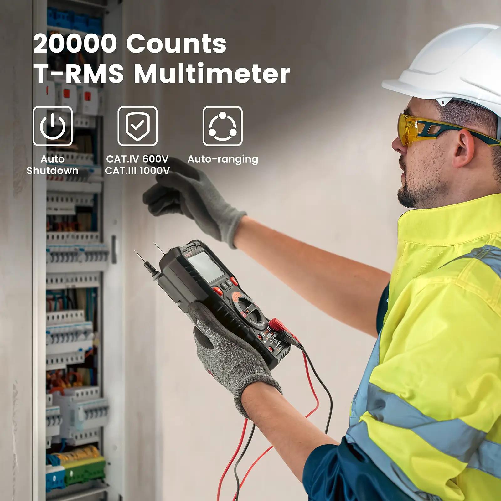 KAIWEETS HT118E multimeetrid – detailne lähivaade