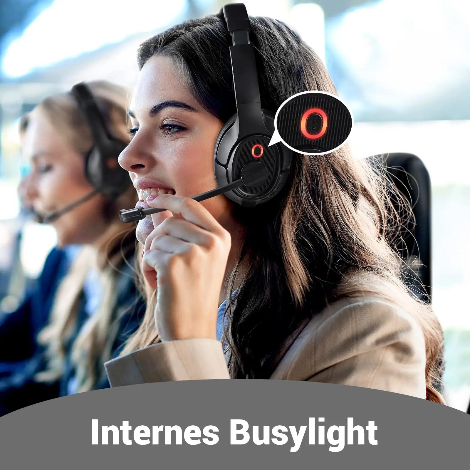 EKSA mugav over-ear peakomplekt töö- ja kodukasutuseks H6 – pilt 8