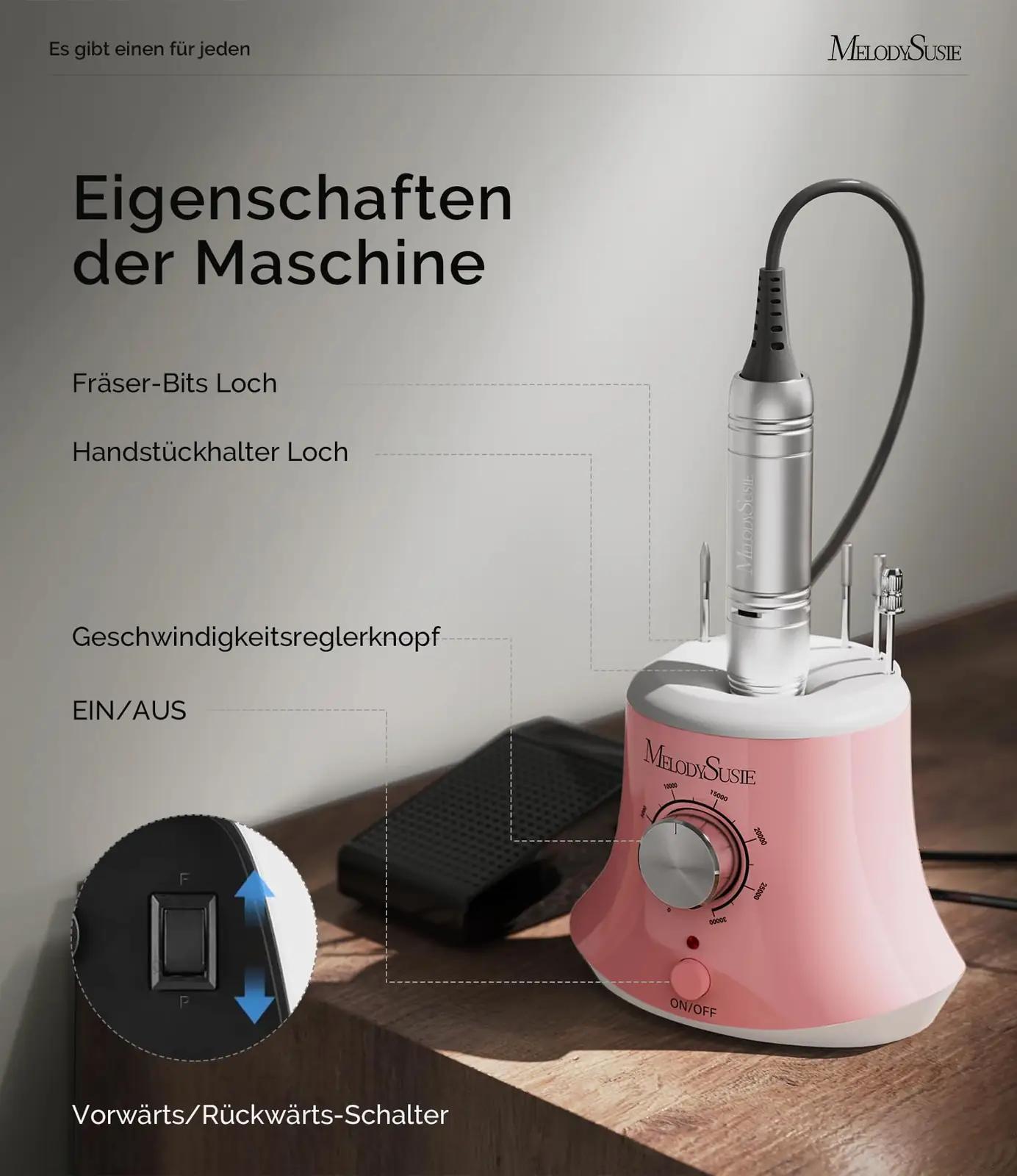 MelodySusie roosa elektriline küünehooldus — professionaalne ja – pilt 6