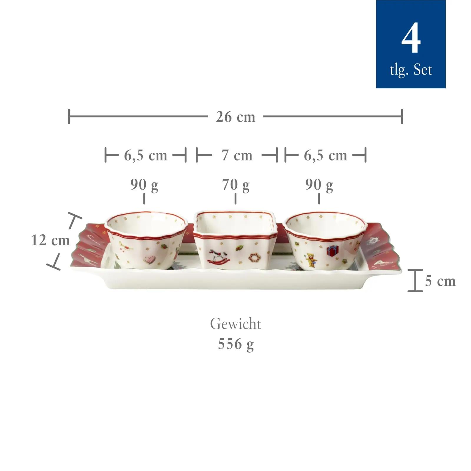 Villeroy & Boch porgandiline dip-komplekt lauale ja kingituseks – kasutusnäide