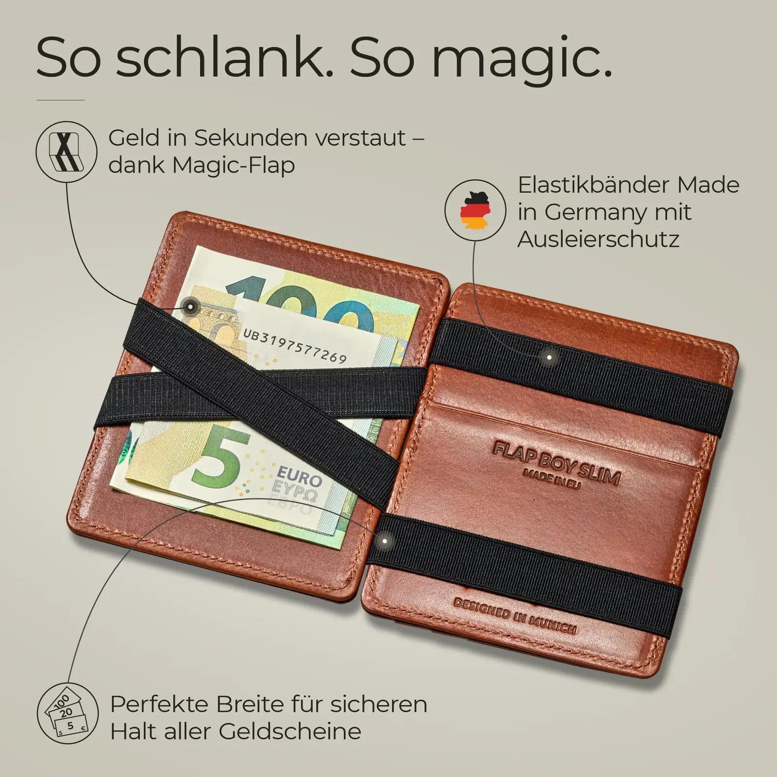 Jaimie Jacobs nahkne minimalistlik rahakott — RFID kaitse – detailne vaade
