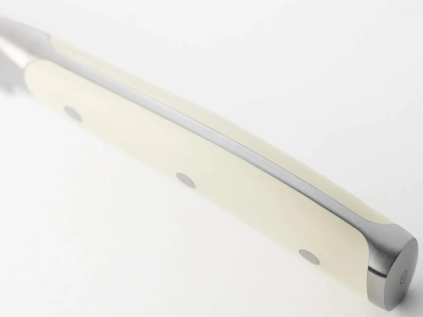 WÜSTHOF crème Santoku 17 cm — täpne kööginuga köögitöödeks – pakend ja tarvikud