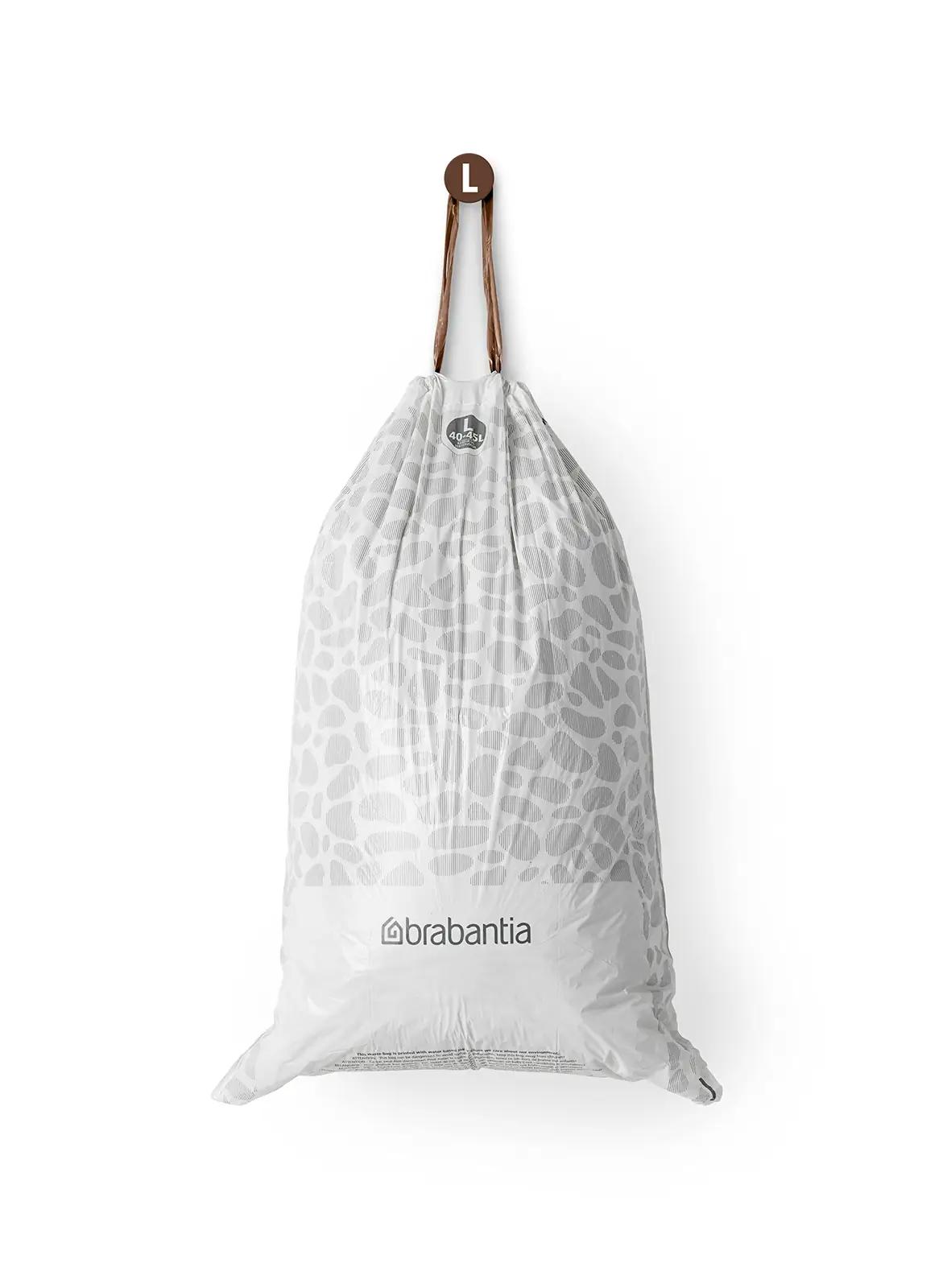 Brabantia vastupidavad prügikotid valge – 120 tk pakis – pilt 6
