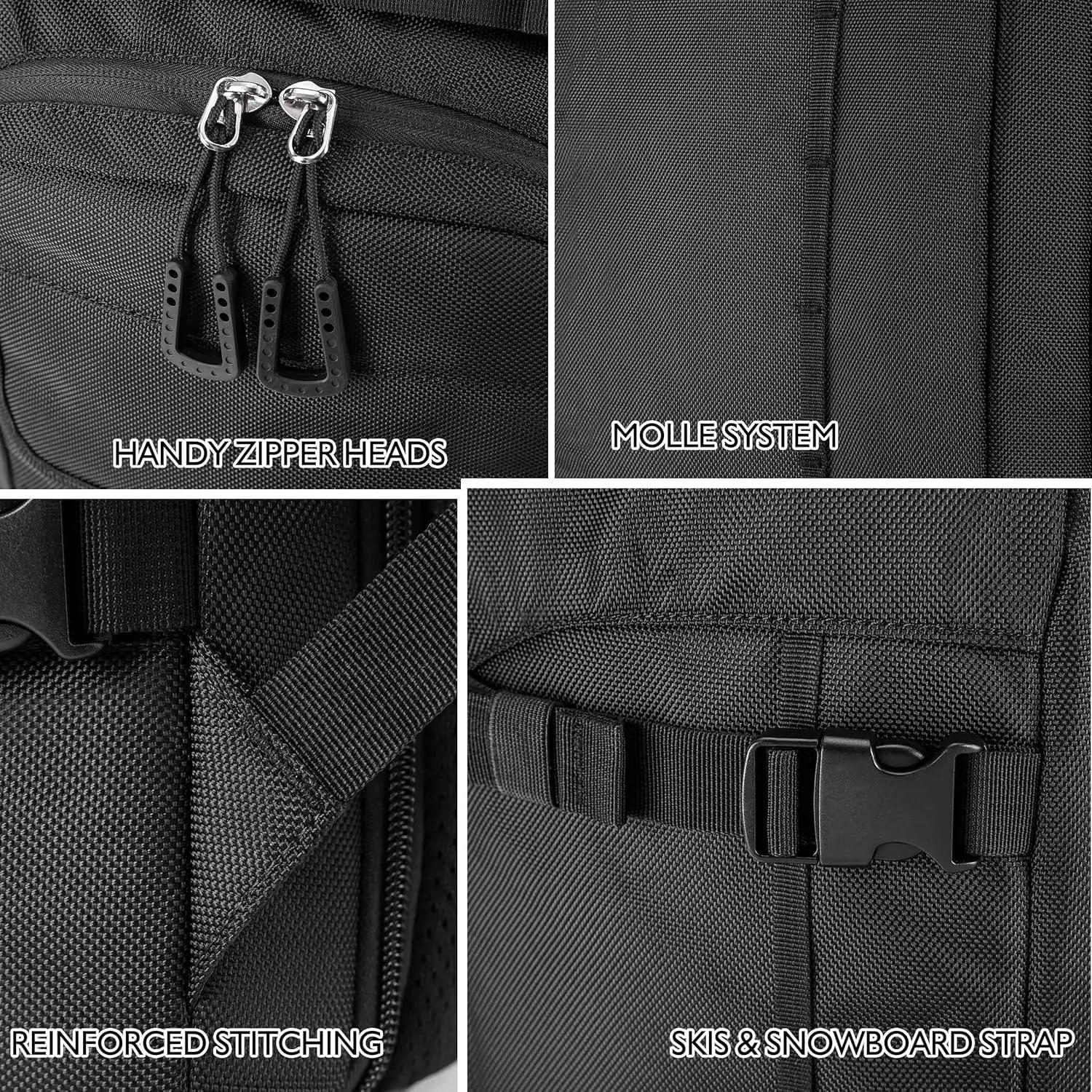 Unigear vastupidav 50L suusakott kiivripesaga ja kandmisrihmidega – pilt 6