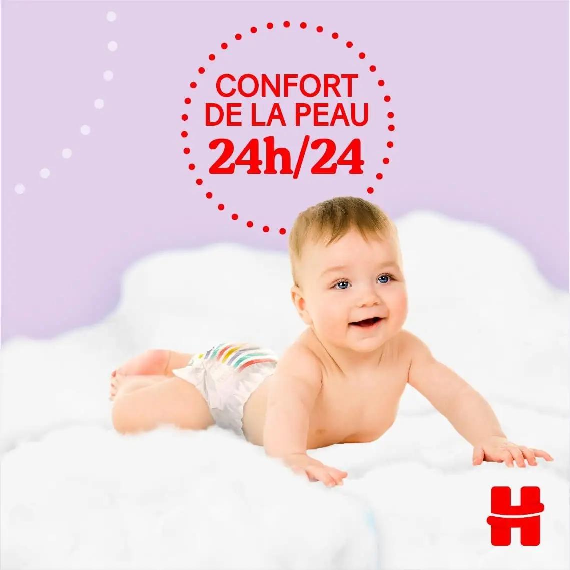 HUGGIES pehmed puuvillased mähkrehousid – suurus 3, 88 tk – lisavaade