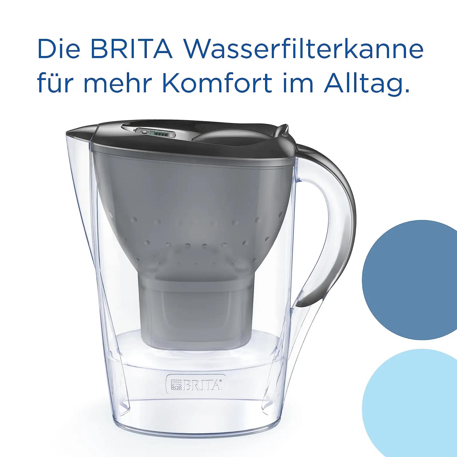 BRITA veefilterkann Marella graphit – pehmendav ja maitsekas vesi – detailne vaade