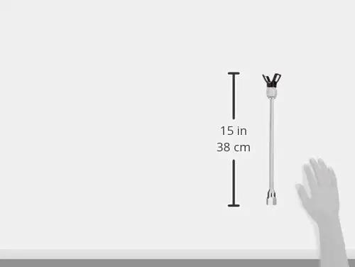 Wagner pehme metallist düsenipikendus 30 cm — parem katmine – kasutusnäide