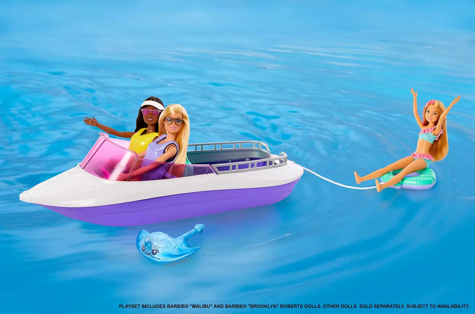 Barbie kerge plastikust paat mänguasjana — komplekt HHG60 – detailne vaade