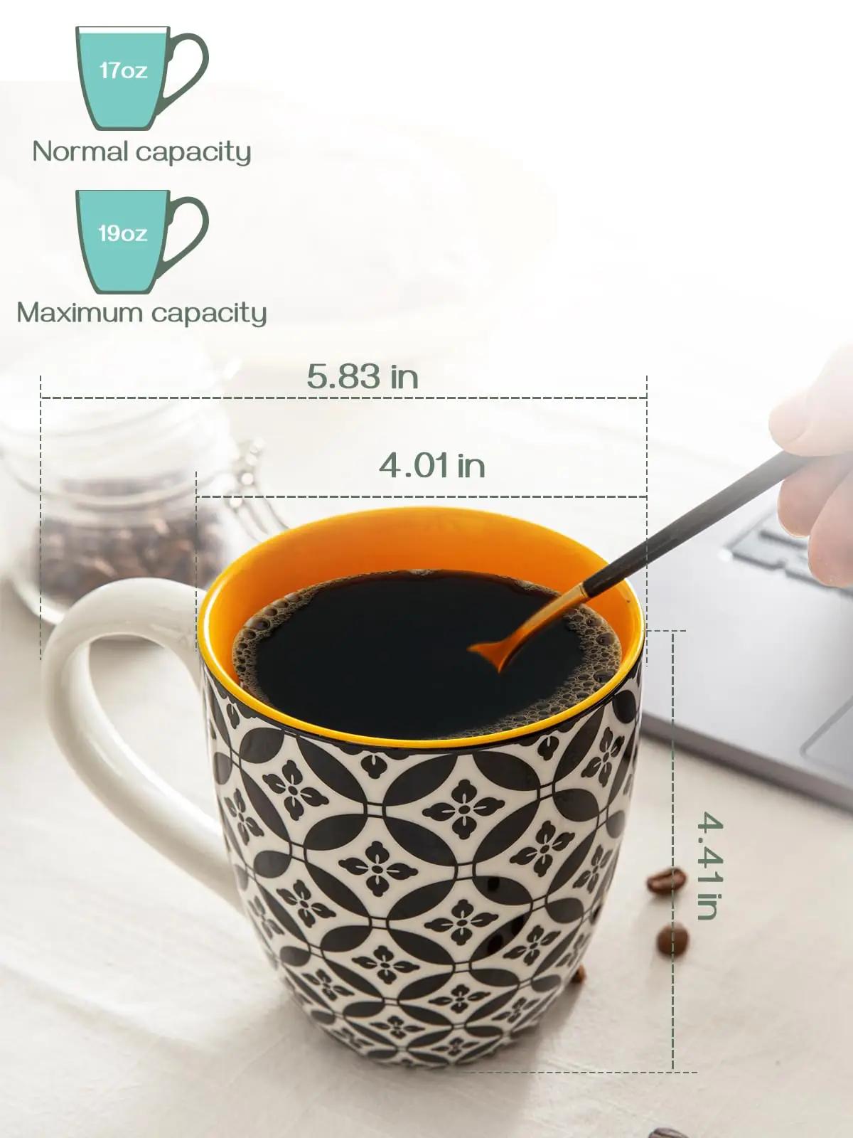DOWAN portselanist suured tassid 6×560 ml – pakend ja tarvikud