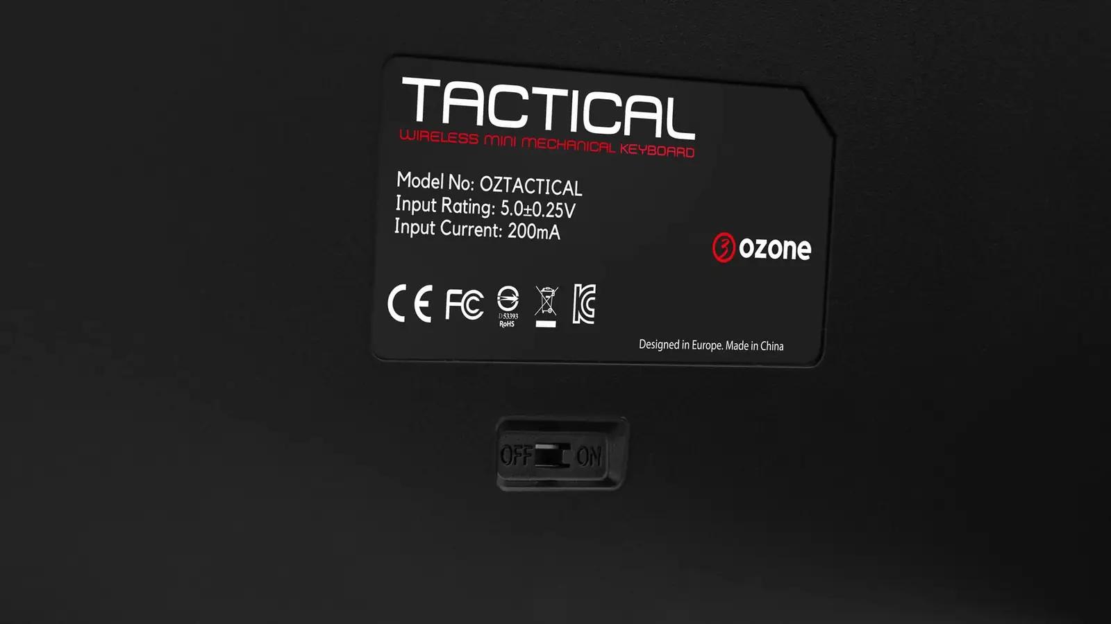 Ozone Gaming Gear taktikaline mehaaniline klaviatuur – pilt 6