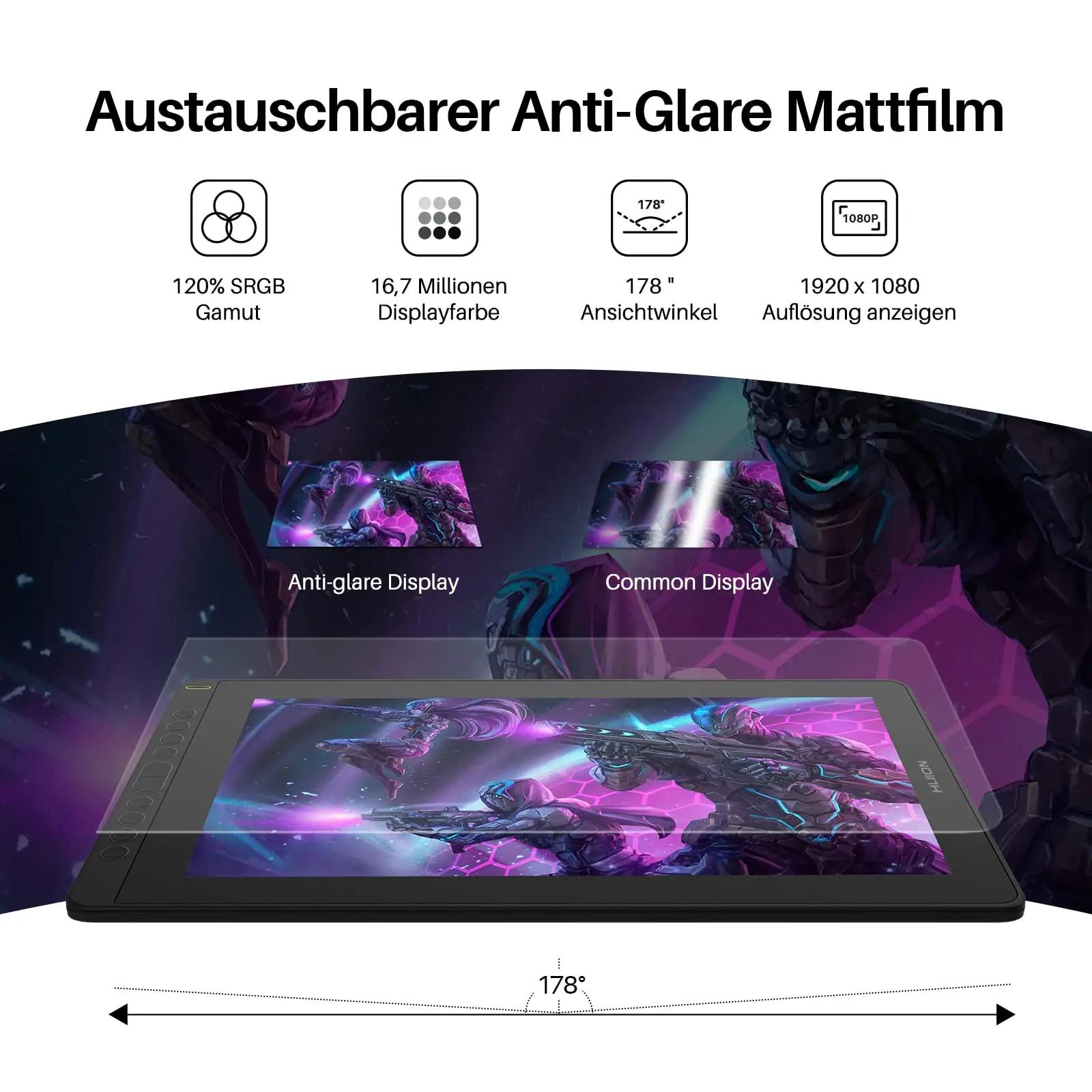 HUION Kamvas 16: 15,6″ täislaminev kunstnikele ja disaineritele – kasutusnäide