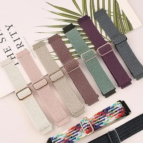 DMVEIMAL 20mm Geflochtenes Uhrenarmband käekell – detailne lähivaade