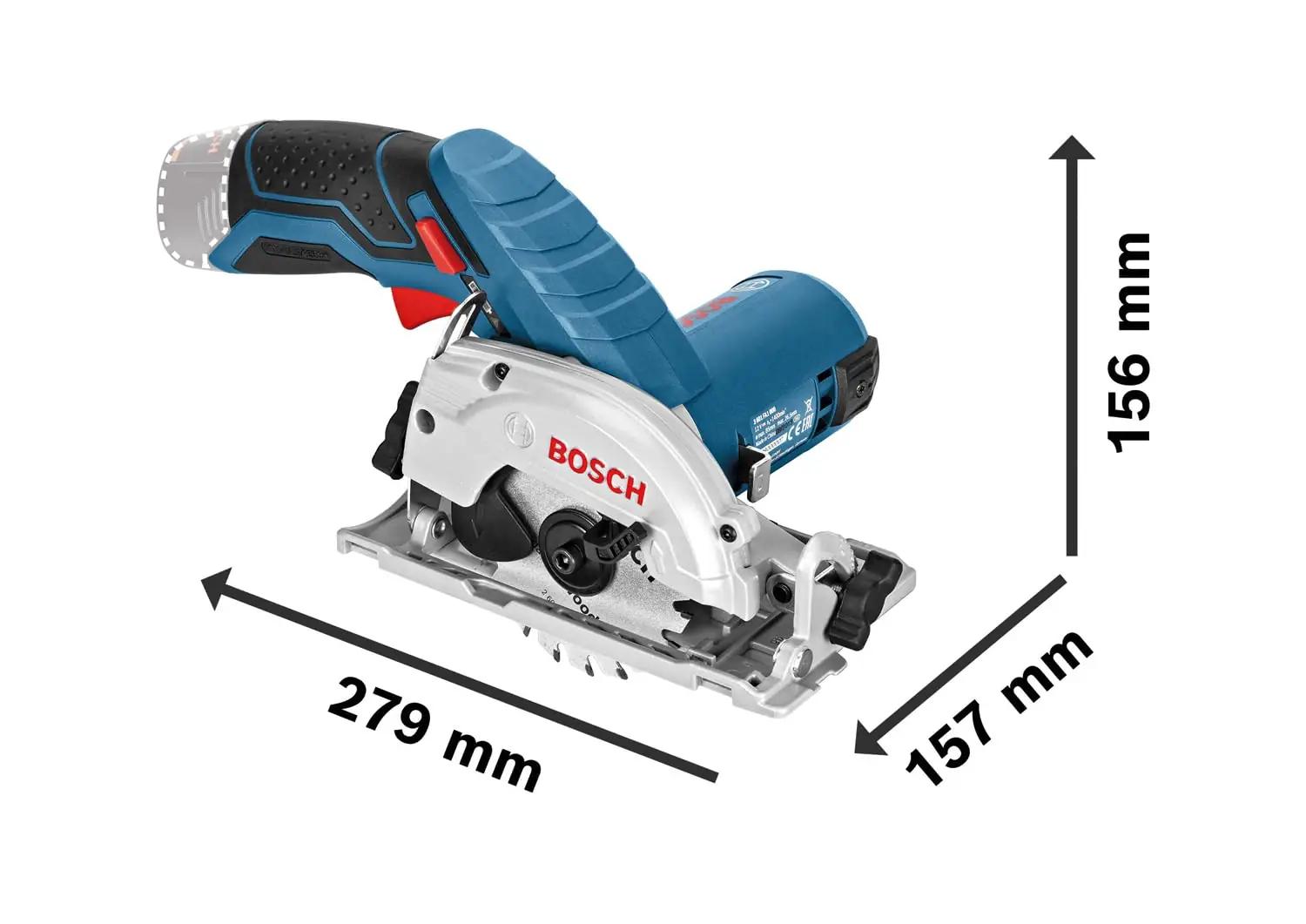 Bosch Professional 12V puidutöökreissahk — kompaktne ja täpne – pakend ja tarvikud