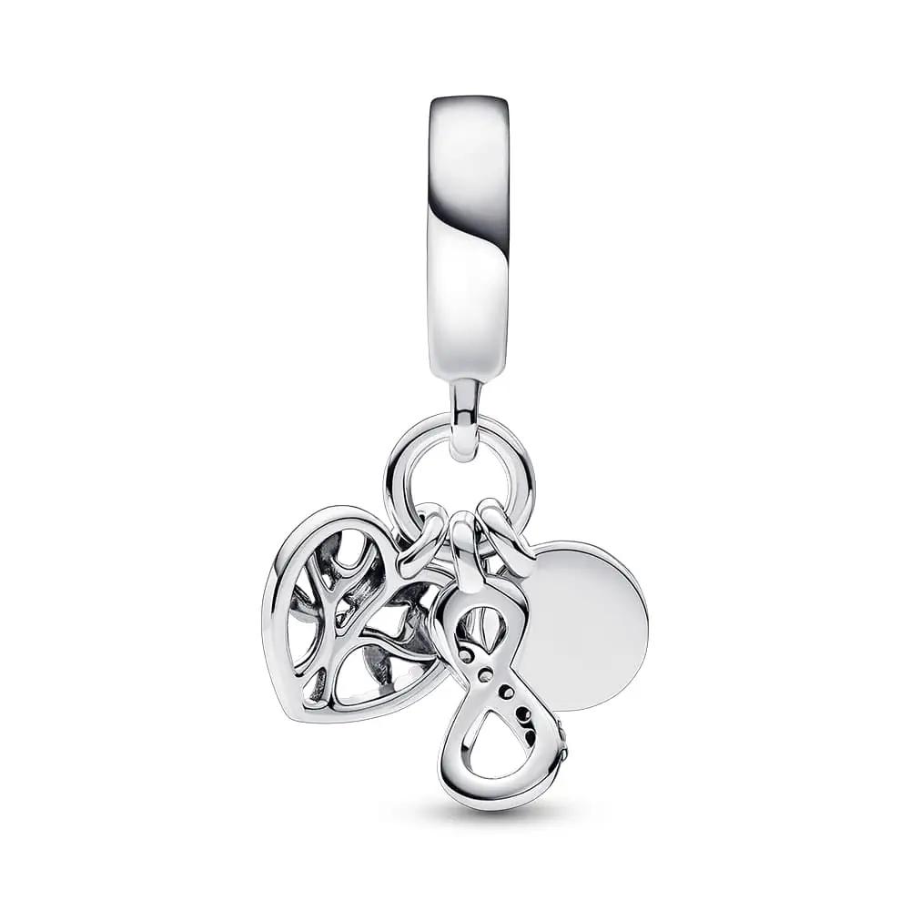 PANDORA 792201C01 charms ja pärlid – detailne lähivaade