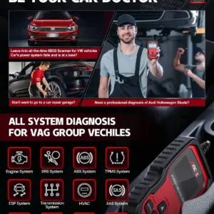 ANCEL code readers obd-ii diagnostikaseadmed – detailne lähivaade
