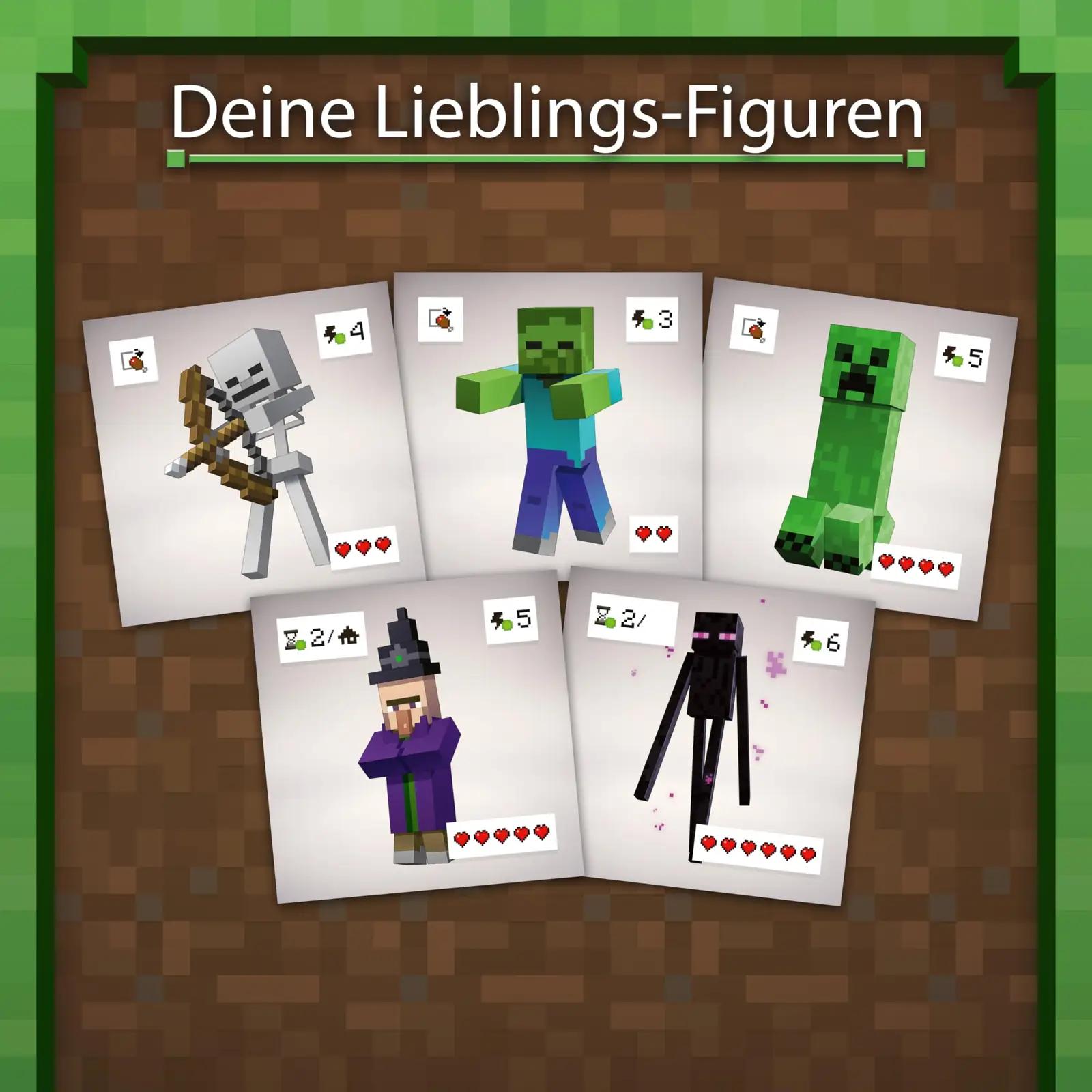 Ravensburger pere-mäng Minecraft Builders & Biomes – kasutusnäide