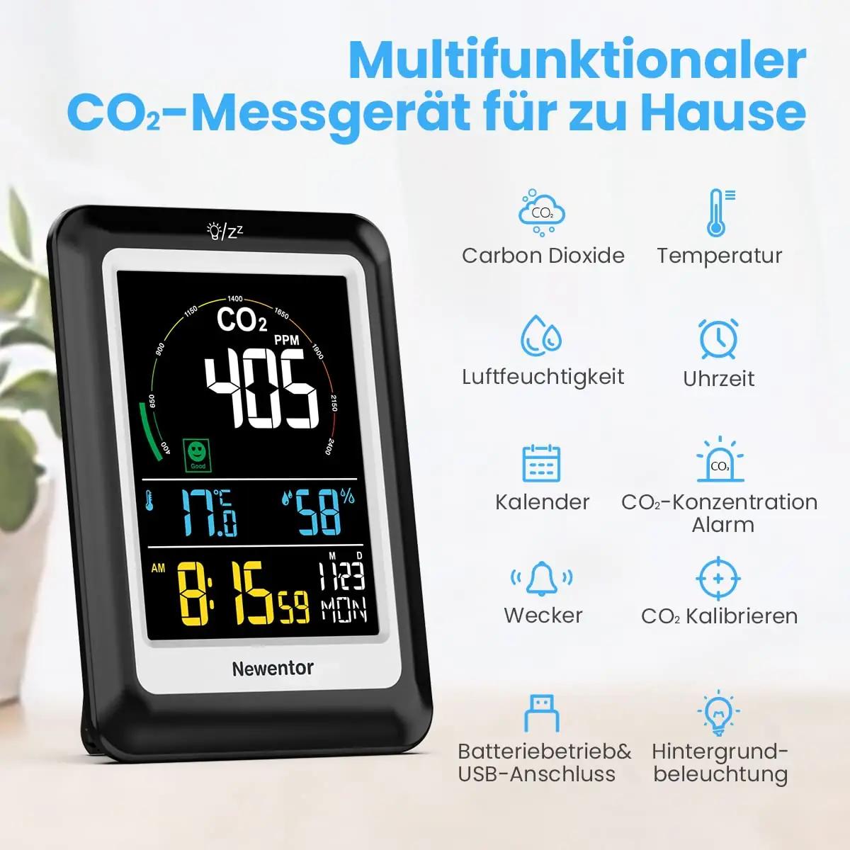 Newentor nutikas CO2- detektor – koduõhu ohutuse parandus – pilt 8