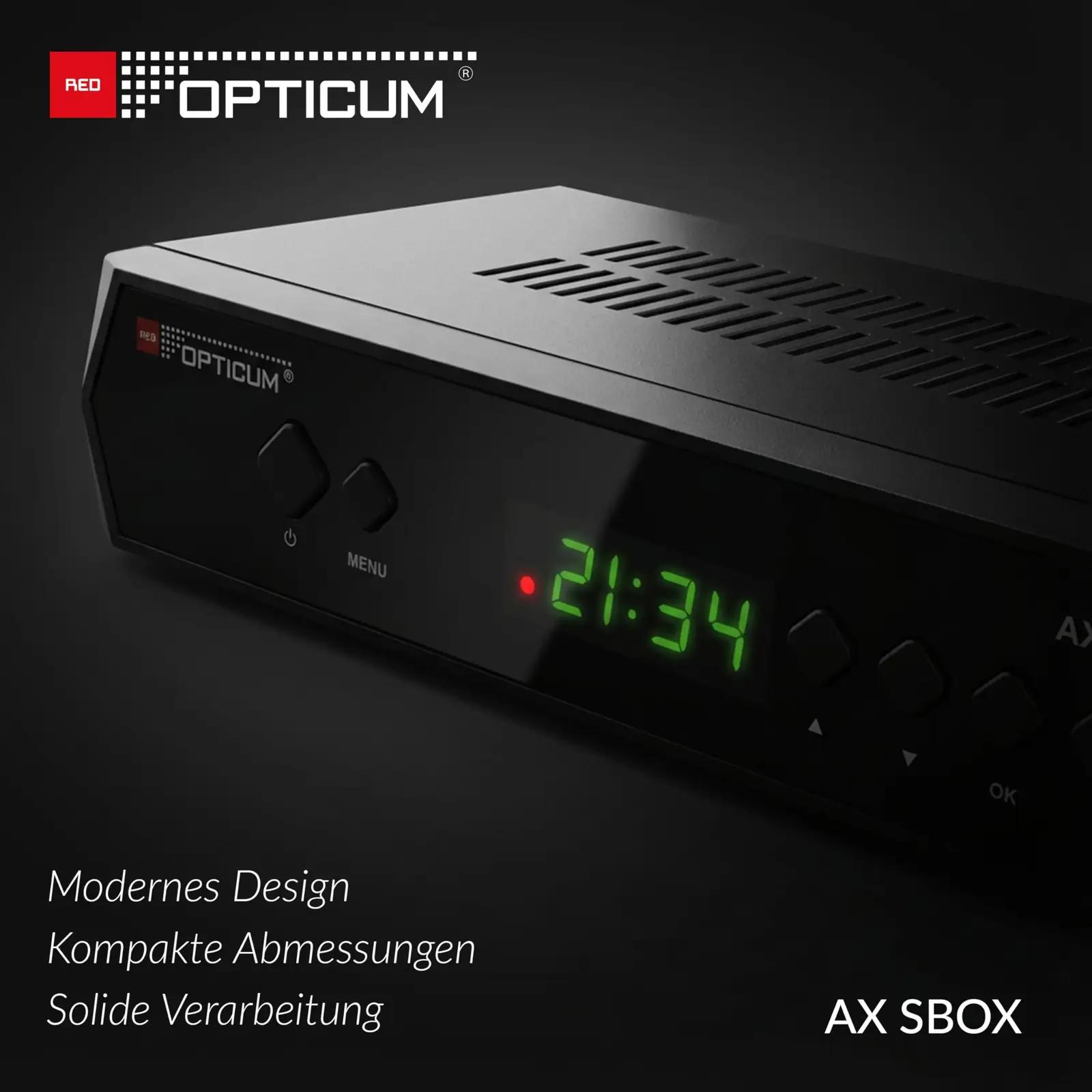 RED OPTICUM S-BOX PVR satelliitvastuvõtjad – detailne lähivaade