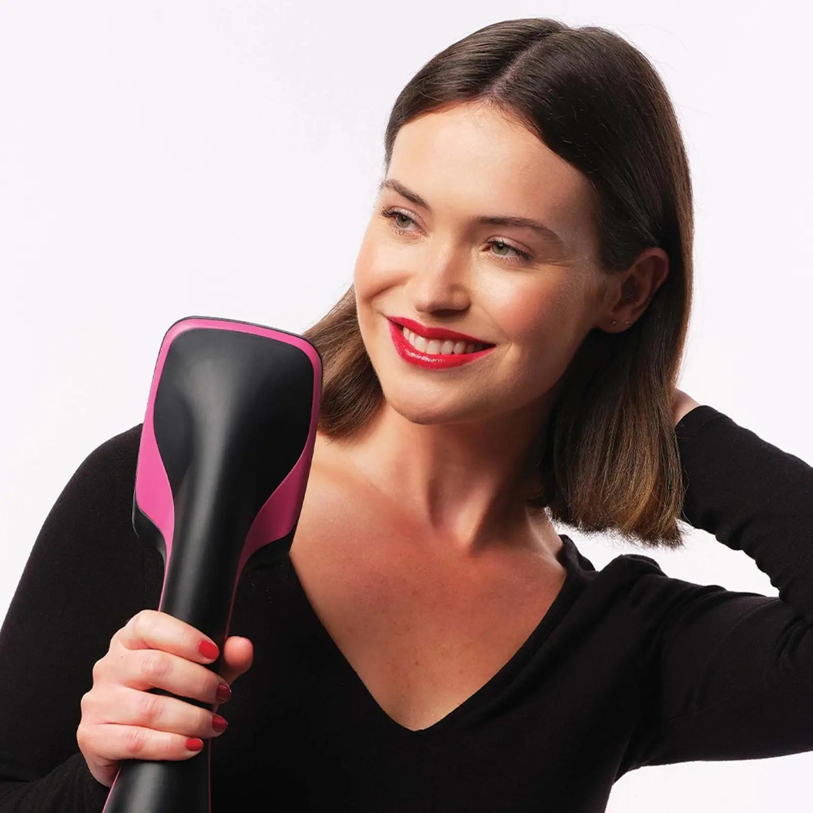 Revlon Pro keraamiline warmluftbürste – sile ja läikiv tulemus – kasutusnäide