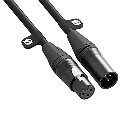 RØDE vastupidav XLR-kaabel 3 m — stabiilne ühendus mikrofoni – detailne vaade