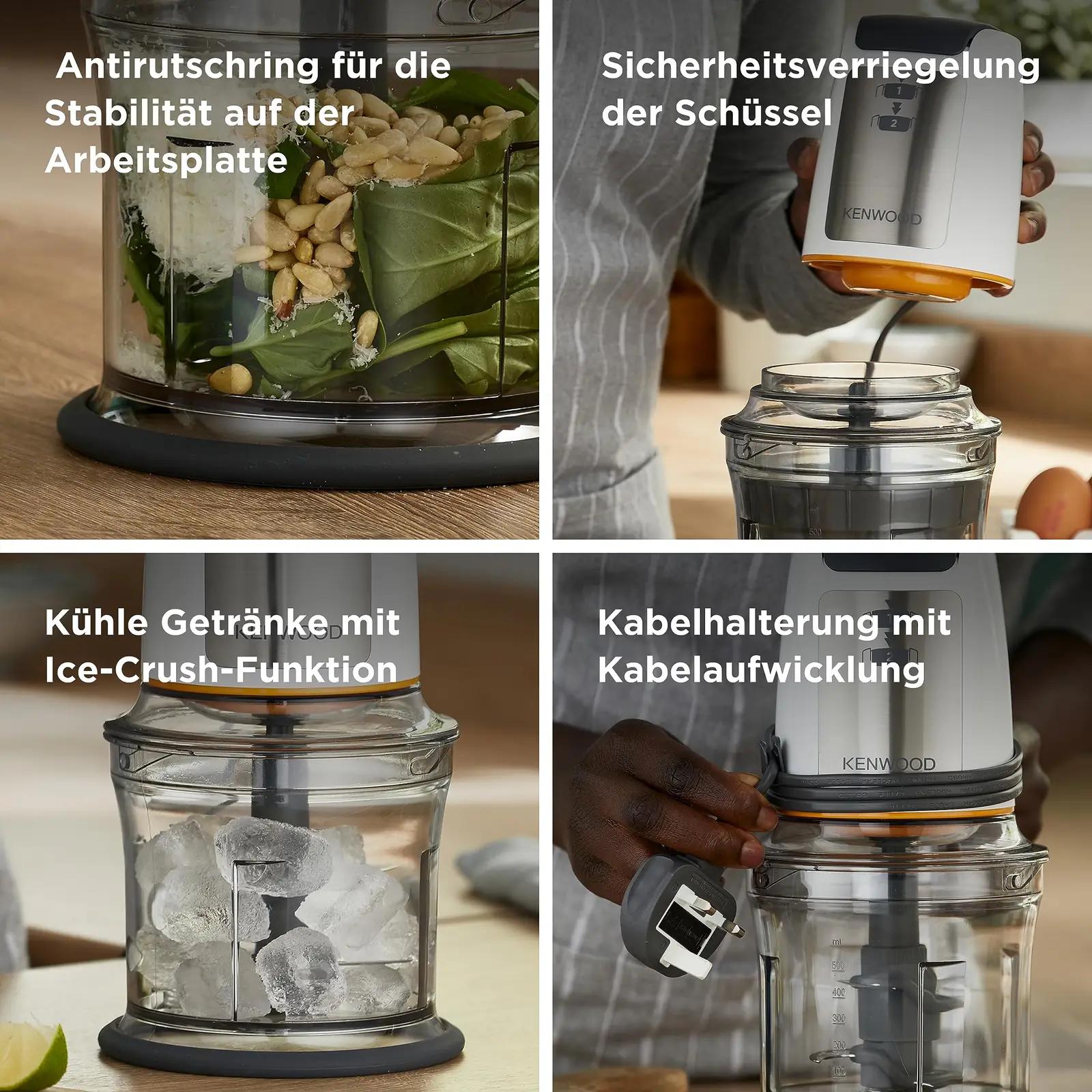 Kenwood Easy Chop — kompaktne 500 W universaalhakkija kööki – kasutusnäide