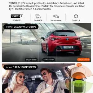 VANTRUE B-N2X elektroonika ja foto – detailne lähivaade
