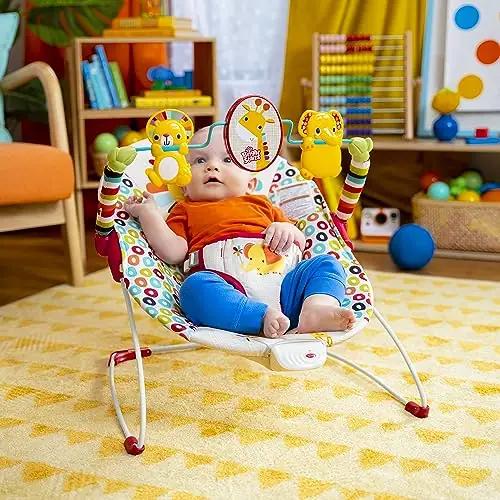 Bright Starts pehme metallist babywippe mängiva staariga ja – pilt 11