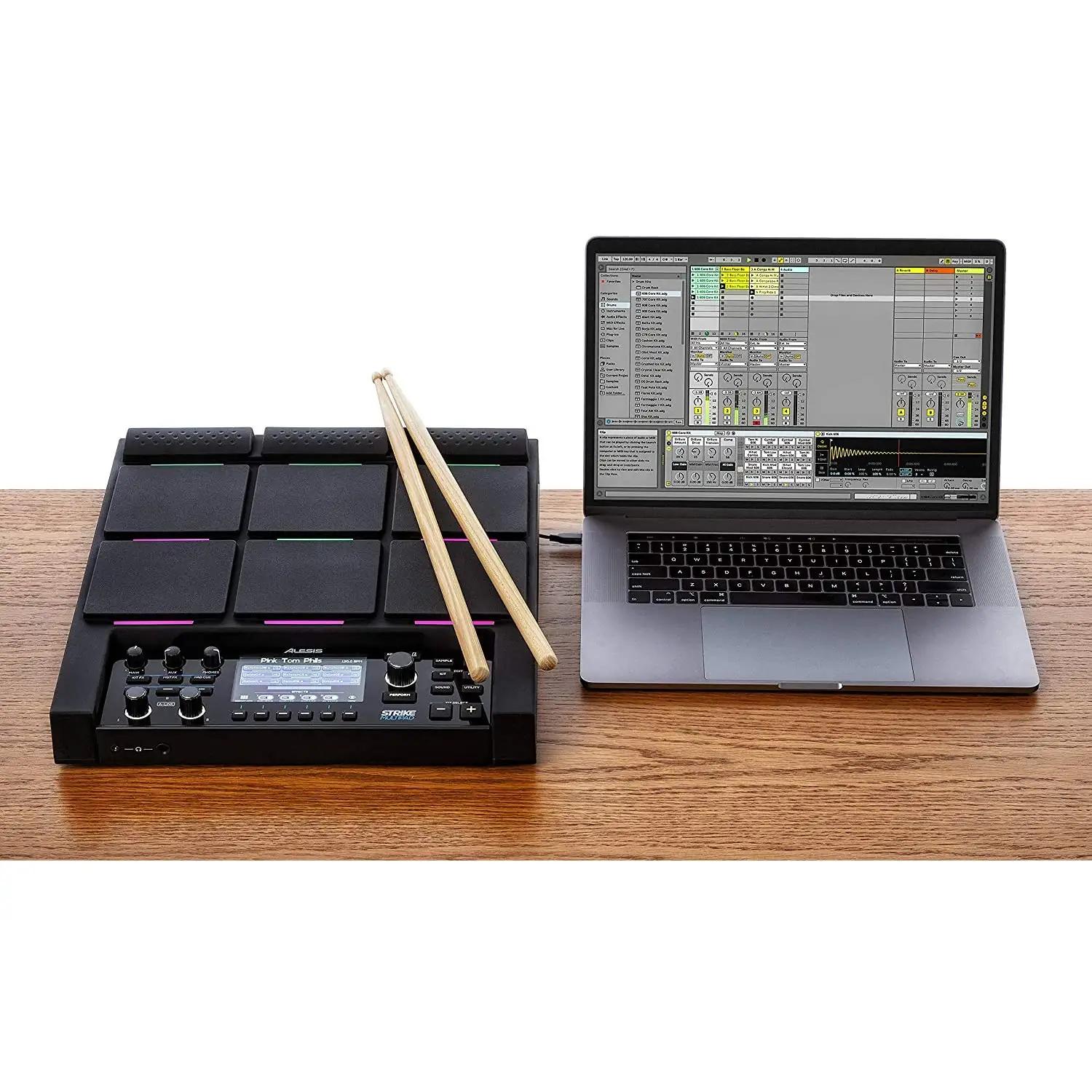 Alesis elektriline percussiopadi – RGB valgustus ja looper – lisavaade