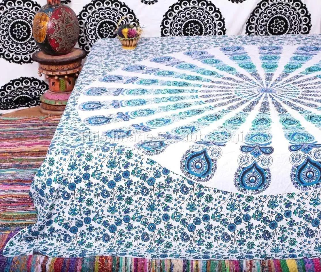 Bless International puuvillane peacock seinavaip – boho dekor – lisavaade