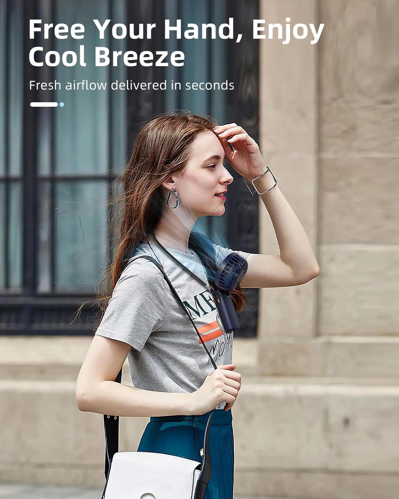 Koonie stiilne kaasaskantav mini-ventilaator — kompaktne ja – pilt 6