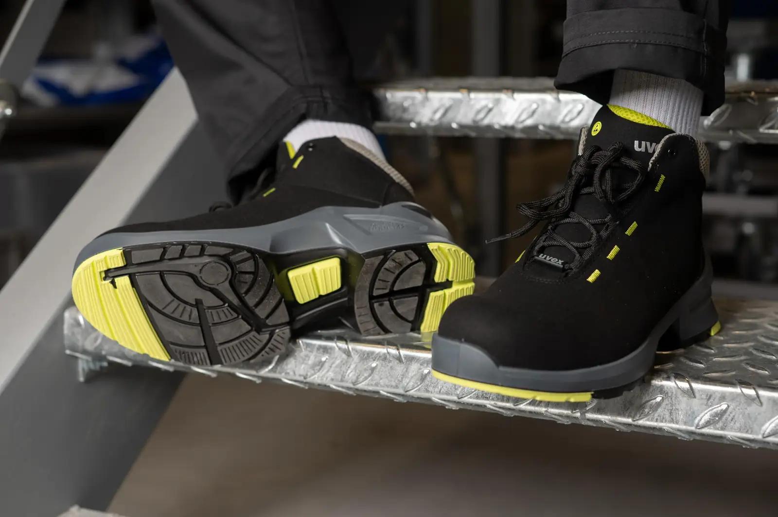 Uvex turvalised töösaapad S2 SRC — vastupidav polyester – pilt 6