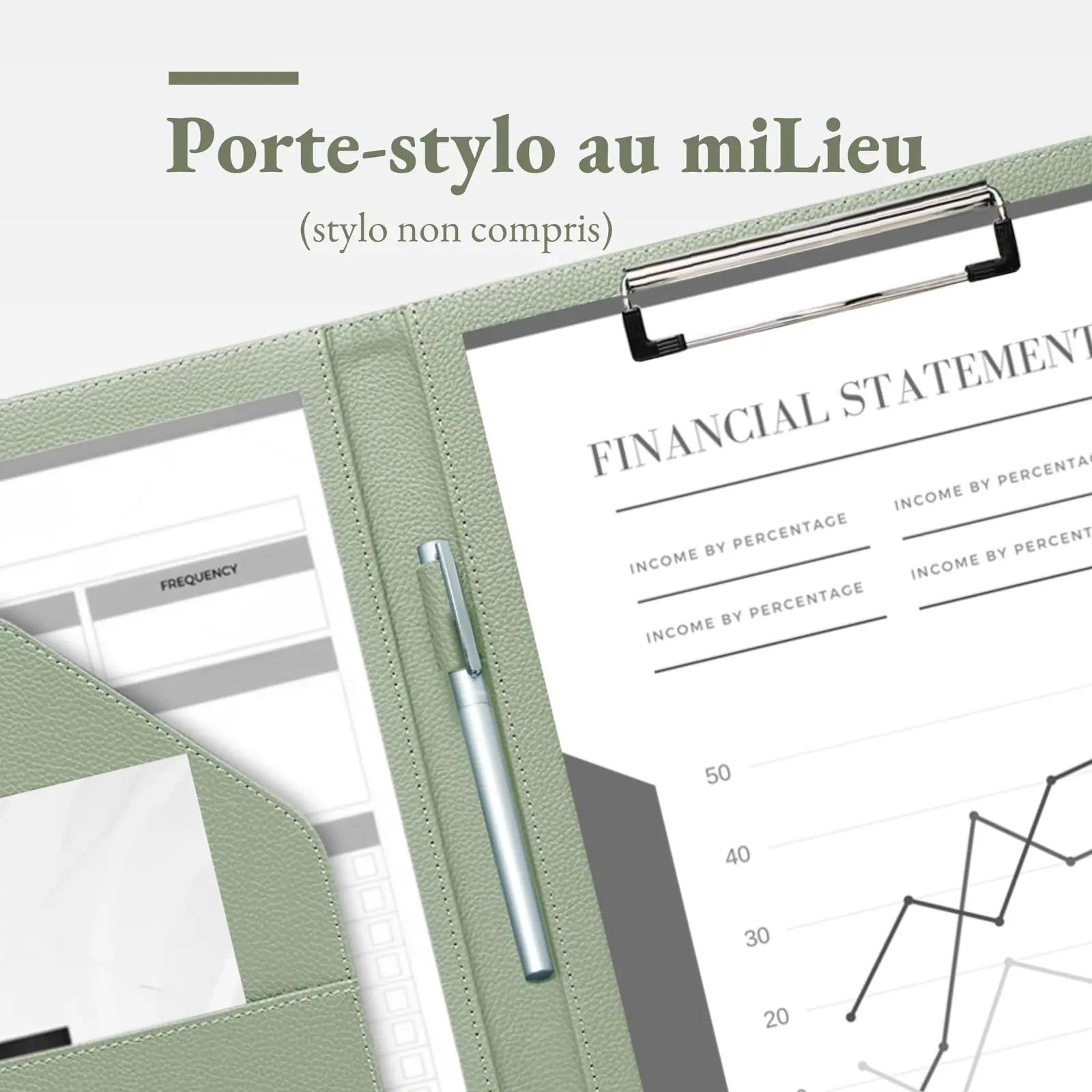 Mymazn A4 dokumendihoidja PU-nahast — stiilne ja praktiline – pilt 6