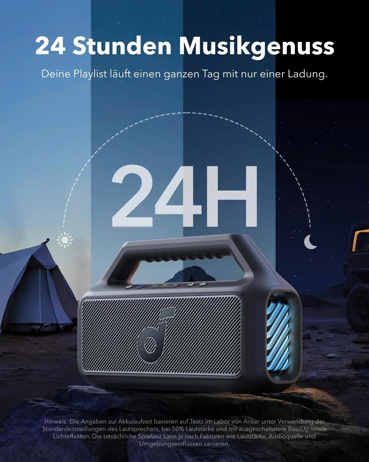 soundcore võimas väline kõlar 80W, veekindel ja kaasaskantav – pilt 6